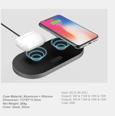 2 Coil Wireless Charger YB721